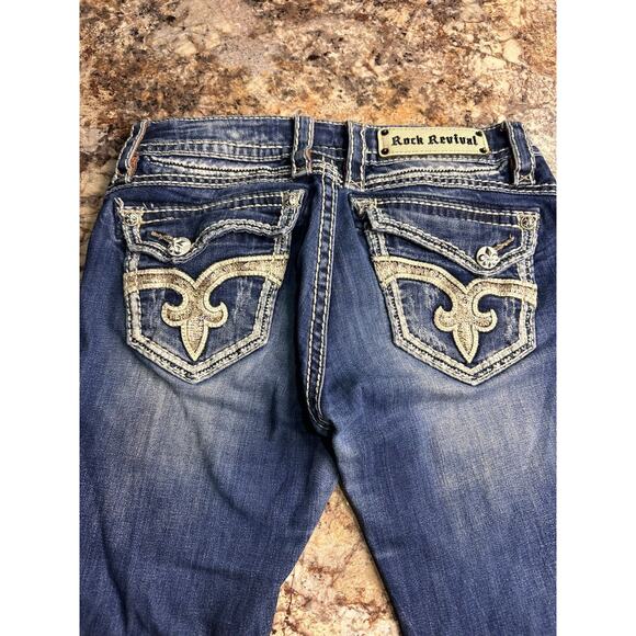 Women's Rock Revival Bootcut Jeans Size 28x34 - Picture 5 of 7